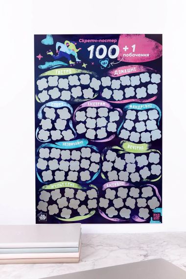 Скретч постер «100+1 побачення» (UA) | Зображення 2