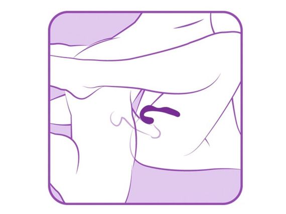 Вибратор в трусики Adrien Lastic Mr.Hook фиолетовый Sex Aura | Зображення 2