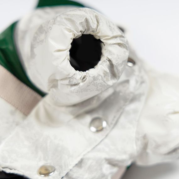 Куртка для собак Bony Pet Fashion,  S білий, зелений | Зображення 3