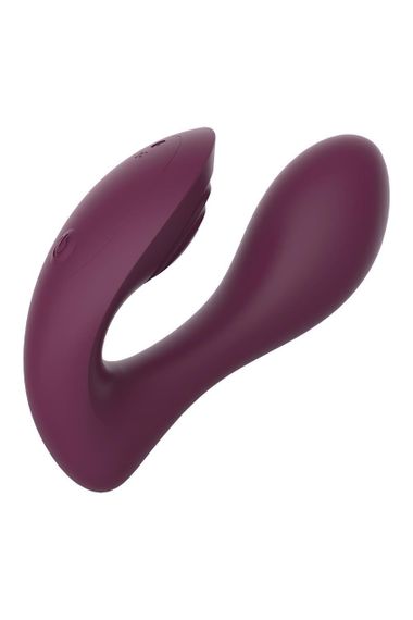 Вібратор подвійний стимуляцією з пультом керування Dream Toys Essentials Ultra Dual Vibe, фіолетовий Sex Aura | Зображення 1