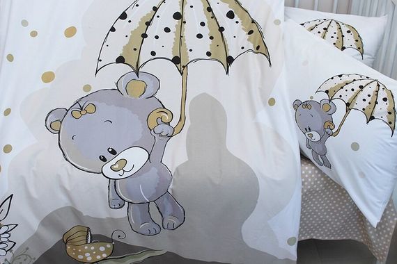 Дитячий комплект Umbrella begie | Зображення 1