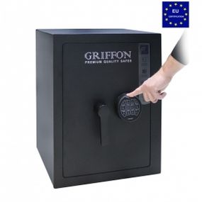 Сейф взломостойкий Griffon CLE I.55.FP BLACK (с отпечатком пальцев)