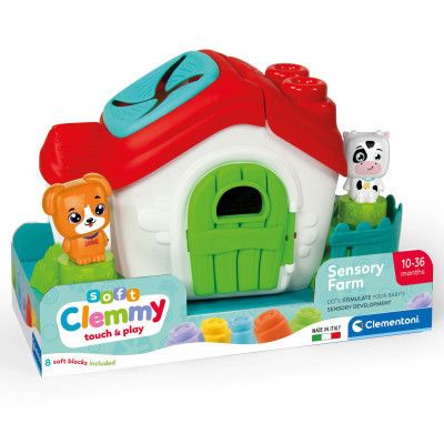 Розвиваюча іграшка Clementoni набір з конструктором Sensory Farm (17767) | Зображення 2