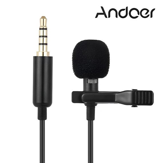Качественный петличный микрофон Andoer EY-510A, петличка для смартфона, камеры, ПК (7164) | Зображення 3