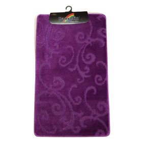 Килимок для ванної кімнати 50*90см темно-фіолетовий ELIF