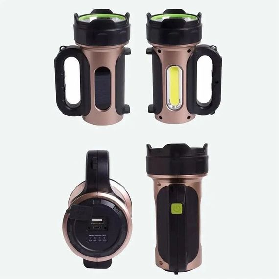 Ліхтар переносний кемпінг T93-LED+COB з функцією PowerBank, повербанк, сонячна батарея | Зображення 2