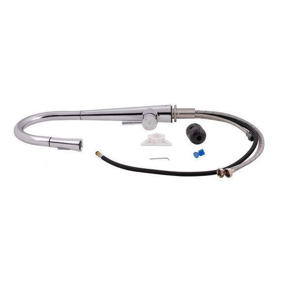 Змішувач для кухні Qtap Evicka з висувним виливом QTEVI9135103UC Chrome | Зображення 7