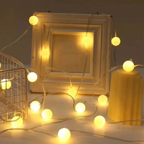 Гірлянда-лампочки USB 10м, 100LED, Теплий білий XPRO (23457648101_348) | Зображення 2