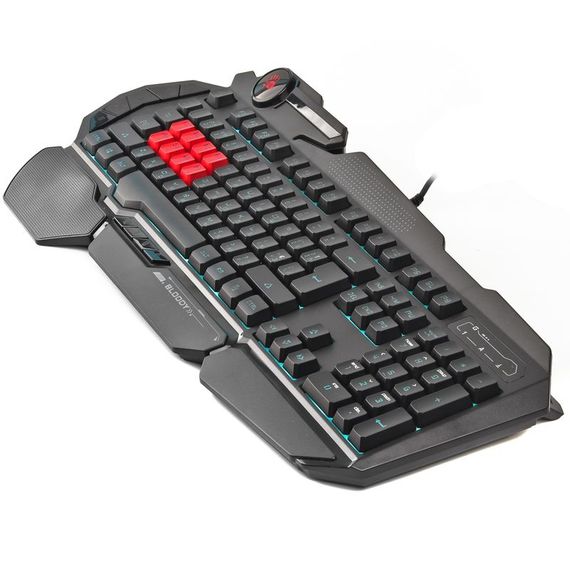 Ігрова клавіатура A4Tech Bloody B318 LK Black, чорна, підсвічування клавіш, USB | Зображення 2