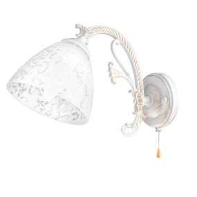 Бра настенное накладное в спальню классическое BKL-486W/1 E27 WH