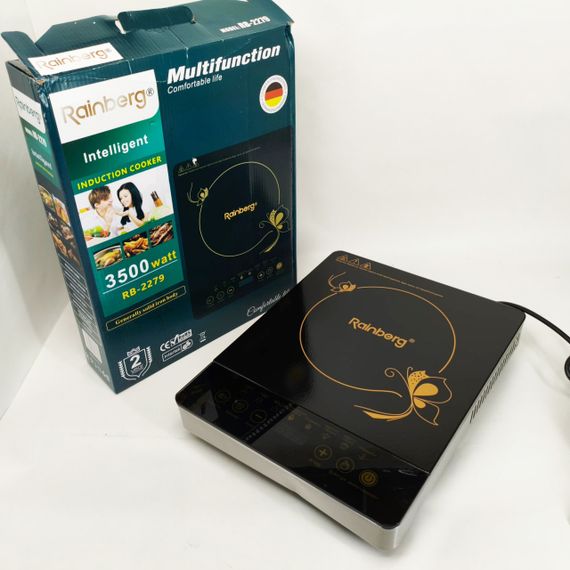 Индукционная плита с автоматическим отключением, Плита переносная для дома Индукционная мини KY-53 | Зображення 5