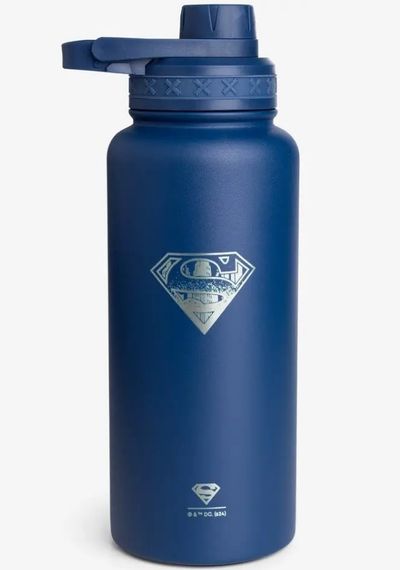Пляшка для води Smartshake Bohtal Insulated Sports Bottle 960 ml/32 oz Blue Superman металева з подвійною вакуумною ізоляцією (11292501)
