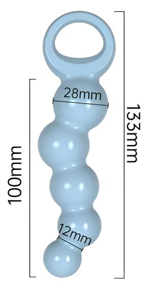 Анальные бусы Meleon Anal Beads  AP-27 Sex Aura | Зображення 2