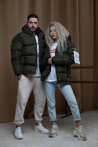 Куртка зимова Stone Island хакі | Зображення 7