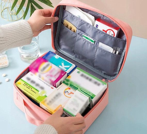 Туристическая аптечка Edibazzar розовая | Зображення 1