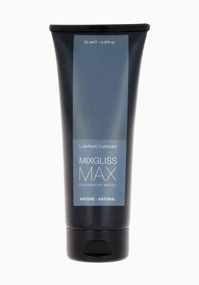 Анальный гель-смазка MixGliss MAX NATURE (70 мл) на водной основе с экстрактом алоэ Sex Aura