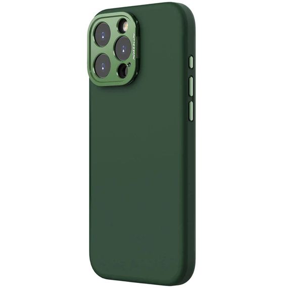 Чохол Silicone Nillkin LensWing Prop Magnetic для Apple iPhone 16 Pro (6.3") Зелений / Green | Зображення 2
