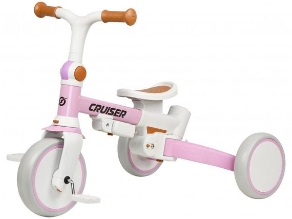 Дитячий велосипед-біговел трансформер Milano 001 Tri-cycle — з батьківською ручкою, 3 в 1 | Зображення 6