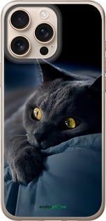 Чохол на iPhone 16 Pro Max Димчастий кіт "825u-3706-2448"