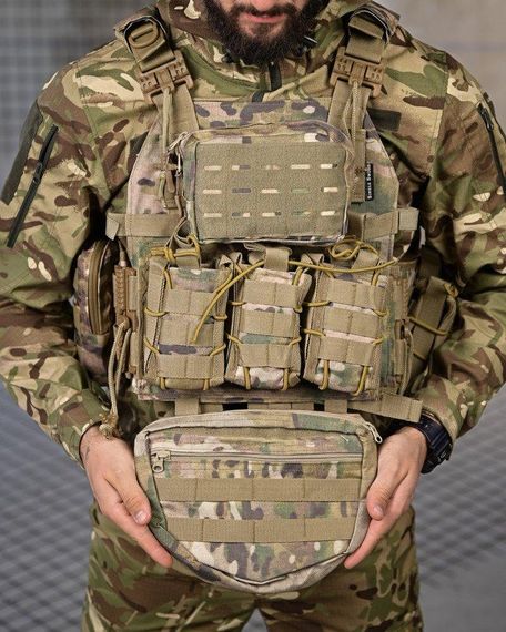 Плитоноска 4 точки сброса Single sword mtk с рюкзаком РП7354 | Зображення 4