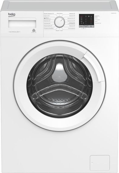 Стир. машина с фронт. загр. BEKO WUE6511XWW, 6кг, 1000, A+++, 42см, Дисплей, Белый (WUE6511XWW)