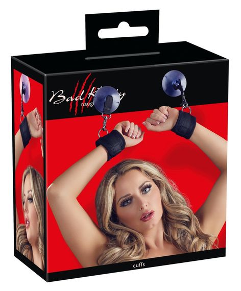 Наручники на липучках с присосками Sex Aura