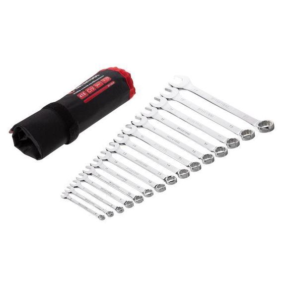 Набір ключів комбінованих 15 од., 6-22 мм, PROF, чохол INTERTOOL XT-1514 | Зображення 3