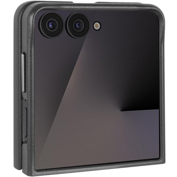 Шкіряний чохол Leather Case (AAA) для Samsung Galaxy Z Flip5 Blue Black