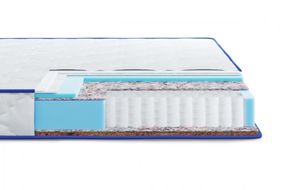 Матрац двосторонній Highfoam Largo Pocket Cocos пружинний 140x200 см (EVR-5663)