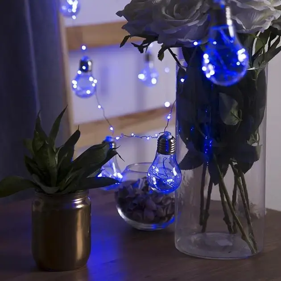 Гірлянда RD-9009 Лампа Едісона 75LED 2,5 м Колір LED-Синій 220v | Зображення 1