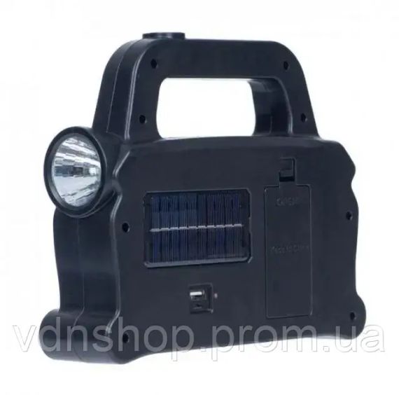 Акумуляторний LED ліхтар прожектор із сонячною панеллю USB вихід знімні Hurry Bolt HB-6169 | Зображення 3