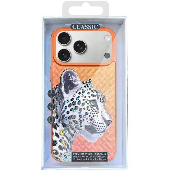 Чохол TPU+PC Crystal Hunt with MagSafe для Apple iPhone 17 Air (6.5") Orange | Зображення 1