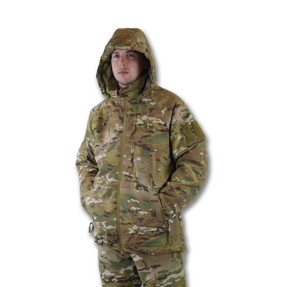 Тактичний комлект зимового костюму (куртка+штани) LVL 7 Мультикам 3XL | Зображення 4