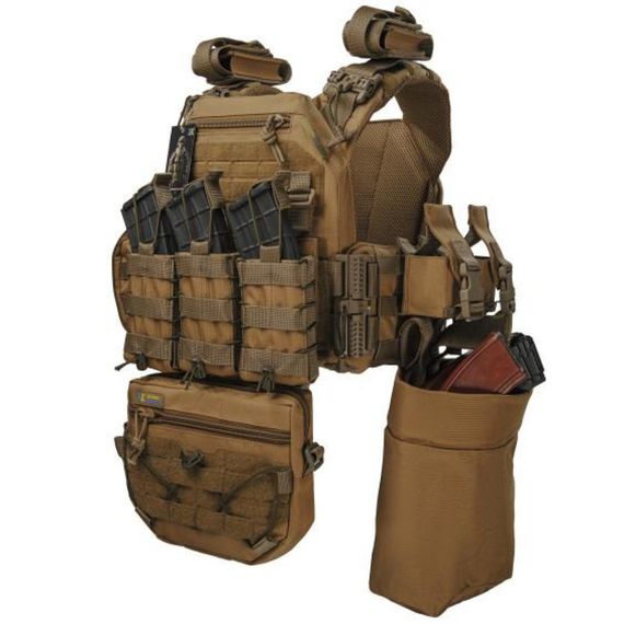 плитоноска Warmor Gen.3 Pro Max + 9 підсумків койот | Зображення 1