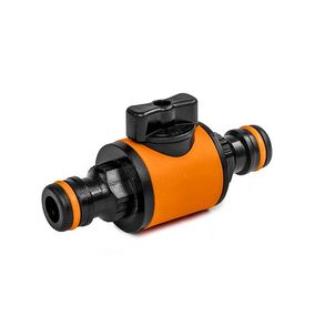 Ніпель Bradas із запірним краном BLACK LINE ECO-PWB2231 з ярликом