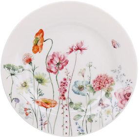 Тарілки обідні Flower Garden Ø19см, набір 6 порцелянових тарілок