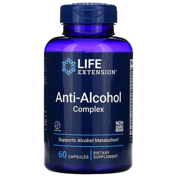 Комплекс для профилактики работы печени Life Extension Anti-Alcohol Complex 60 Caps LEX-22400