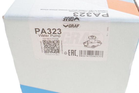Помпа води Ford Transit III IV V VI 2.5DI TD TDI 83-00 R B  6 лоп.  PA323 | Зображення 4
