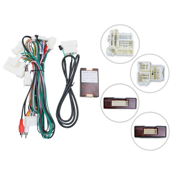 Перехідник живлення серії QIV з адаптером CAN-BUS для Lexus QBR-WС 0439  (дрот)