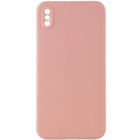 Силіконовий чохол Candy Full Camera для Apple iPhone XS Max (6.5") Рожевий/Pink Sand