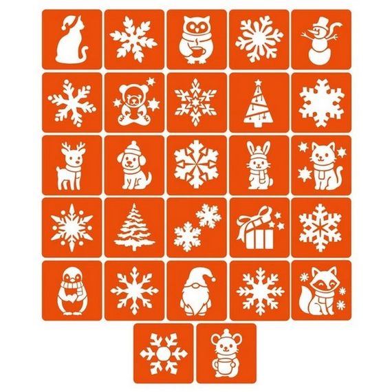 Набір для біо-тату "Зима - глітер" set-winter-glitter | Зображення 1