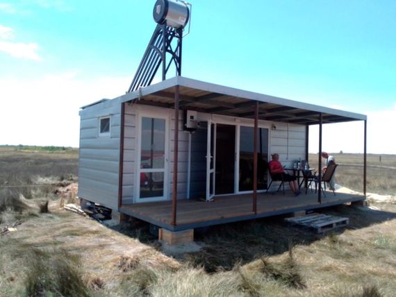 Будиночок з терасою 7*4,5 m