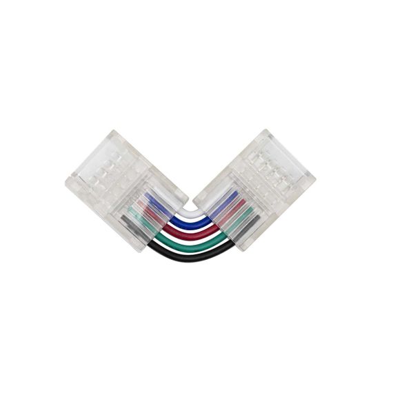 Конектор PROLUM для стрічки SMD SLIM 12ММ5PINRGB+WКутовий - L
