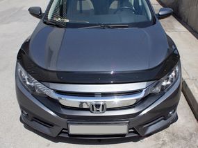 Дефлектор капота (EuroCap) для Honda Civic Sedan X 2016-2021 гг