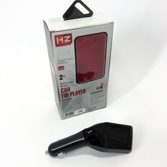 Автомобильный FM трансмиттер модулятор H15 Bluetooth MP3, Fm модулятор usb. Цвет: черный | Зображення 4
