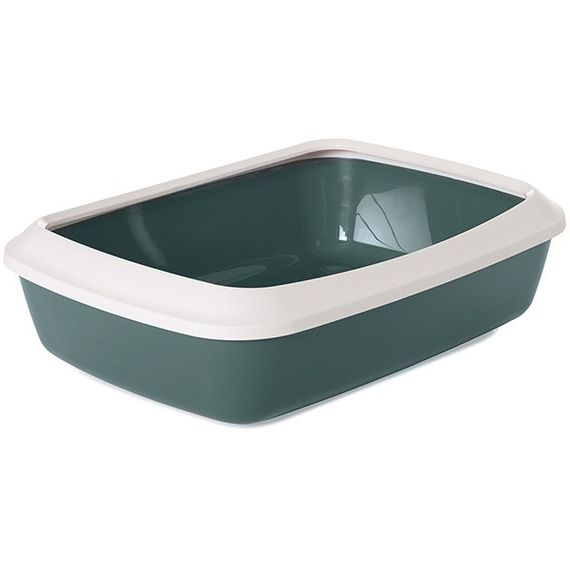 Туалет для котов Savic Iriz Nordic Litter Tray, 42 см х 31 см х 12.5 см, зеленый