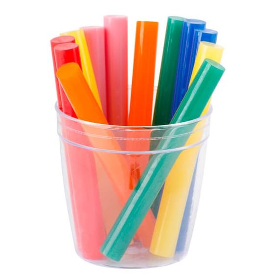 Комплект стрижнів клейових кольорових 11,2*100 мм, 12 од. INTERTOOL RT-1027 | Зображення 2