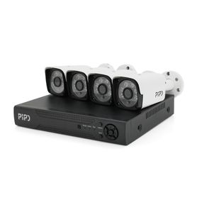 Комплект видеонаблюдения Outdoor 007-4-2MP Pipo (4 уличные камеры, кабели