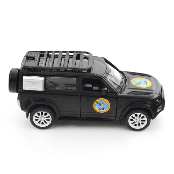 Автомодель серії «Шеврони Героїв» Land Rover Defender 110 «ГУР МО» TechnoDrive 250364M | Зображення 2
