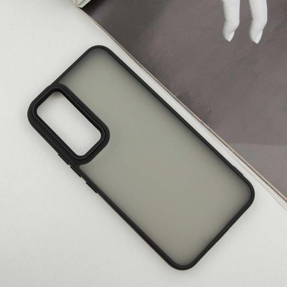 Чохол TPU+PC Lyon Frosted для Samsung Galaxy S25 FE Black | Зображення 1